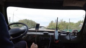 Уаз 3962 (Буханка) от первого лица по городу и трассе
