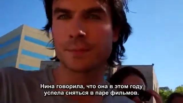 Йен Сомерхалдер на Teen Choice Awards 2011_rus Sub