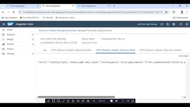 SAP CPI | REST_API OAuth2.0 TokenAuthentication