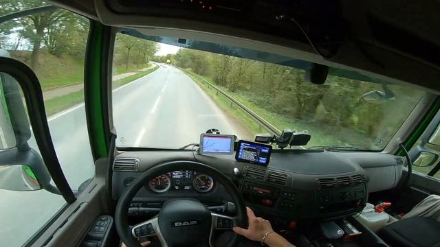 POV TRUCK DRIVING DAF CF 450 #25 I COUNTRYSIDE IN GERMANY