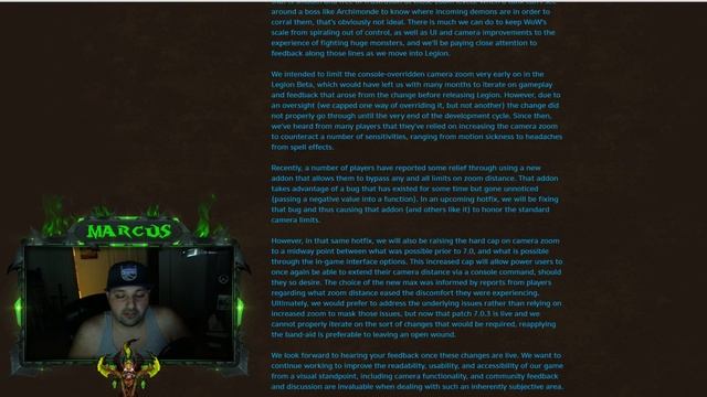 [Legion] Breaking News: Max Camera Distance Revert, LFR Gearing, and DH Release Date! смотреть онлайн