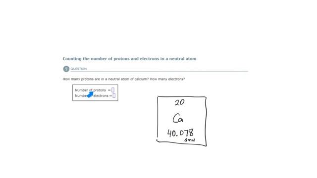 ALEKS - Counting the number of protons and electrons in a neutral atom - Example 2 смотреть онлайн