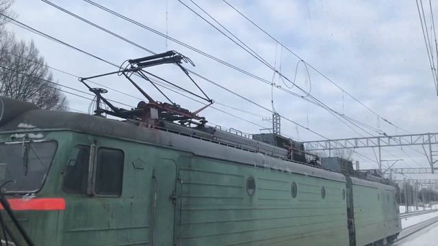 Поймали электронавоз за пантограф