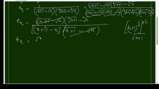 MATH OLYMPIAD | SERIES | TELESCOPIC SUM I PROVE THAT : ∑_(𝑛=1)^1999▒1/(√𝑛+√(𝑛+1))(∜𝑛+∜(𝑛+1)) =9 смотреть онлайн