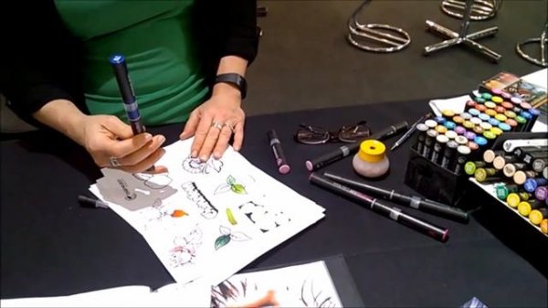 Creative World 2017 - Chameleon markers and pencils