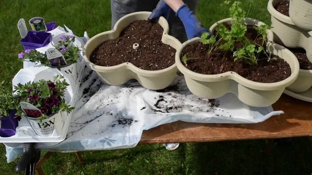 Container Planting (Part 2) 5-Tier Vertical Planter | Vertical Garden Tower Similar to GreenStalk! смотреть онлайн