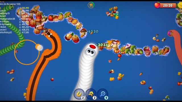 worms zone.io Best wrom vs Giant worm Epic worms zone Best... смотреть онлайн