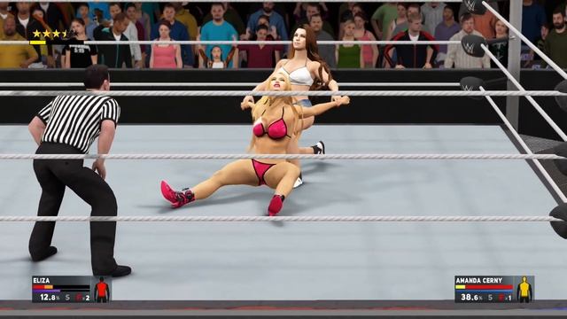 WWE 2K17 Amanda Cerny Vs Amazon Eliza