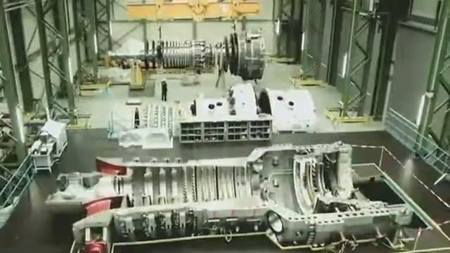 Siemens montaje turbina SGT5 8000H смотреть онлайн