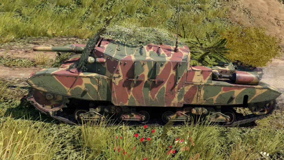 Бой на итальянской самоходке Semovente da 75/34 M43 в War Thunder. смотреть онлайн