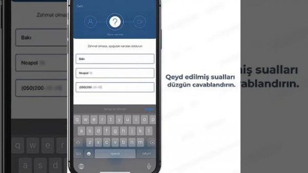 “Mobil notariat" tətbiqində qeydiyyat proseduruna dair videotəlimat