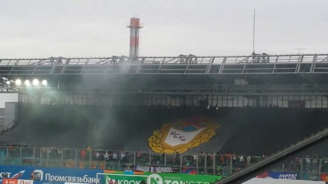 ЦСКА зенит 1-0 баннер и супер пиро смотреть онлайн