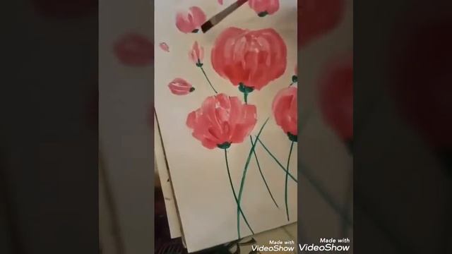 Рисуем пионы смотреть онлайн