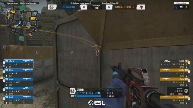 LUC VS Sangal -HIGHLIGHTS - ESL Challenger League Season 45 EU -Ancient - CSGO смотреть онлайн