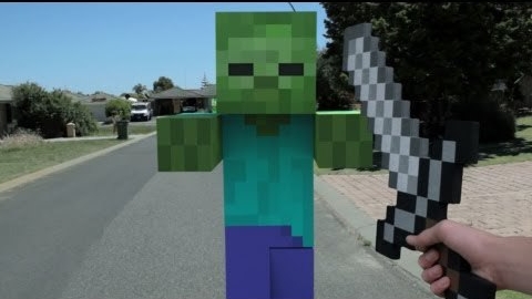 (FilmDice) Minecraft In Real Life | First Person