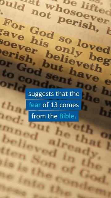 The Mystery of 13: Exploring Why It's Considered Unlucky смотреть онлайн