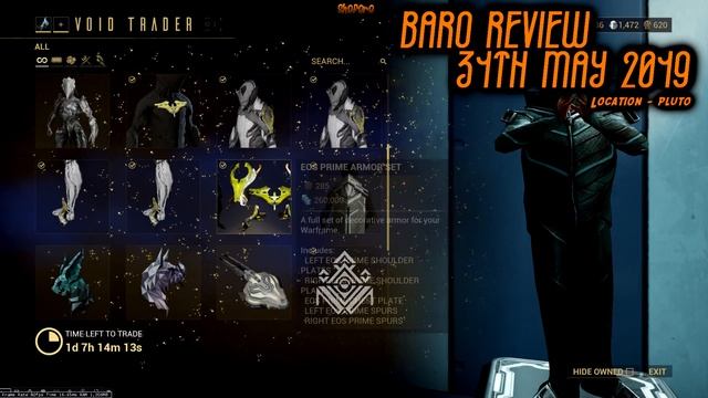 WF - Baro Review #3 PC - Primed Bane Baro! смотреть онлайн