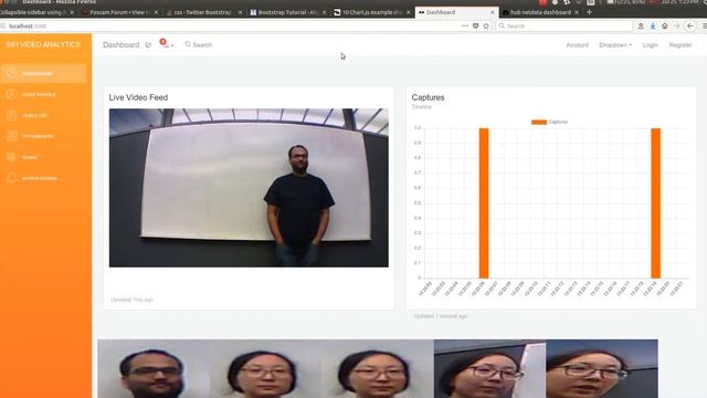 Real-time face detection in a video stream. смотреть онлайн