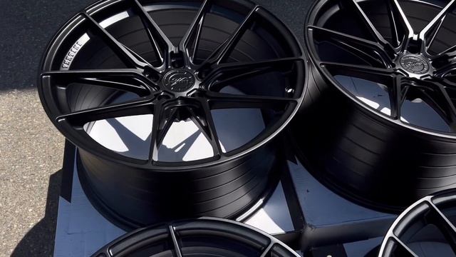 VERTINI RFS1.8 SATIN BLACK FINISH - WHEEL DESIGNERS