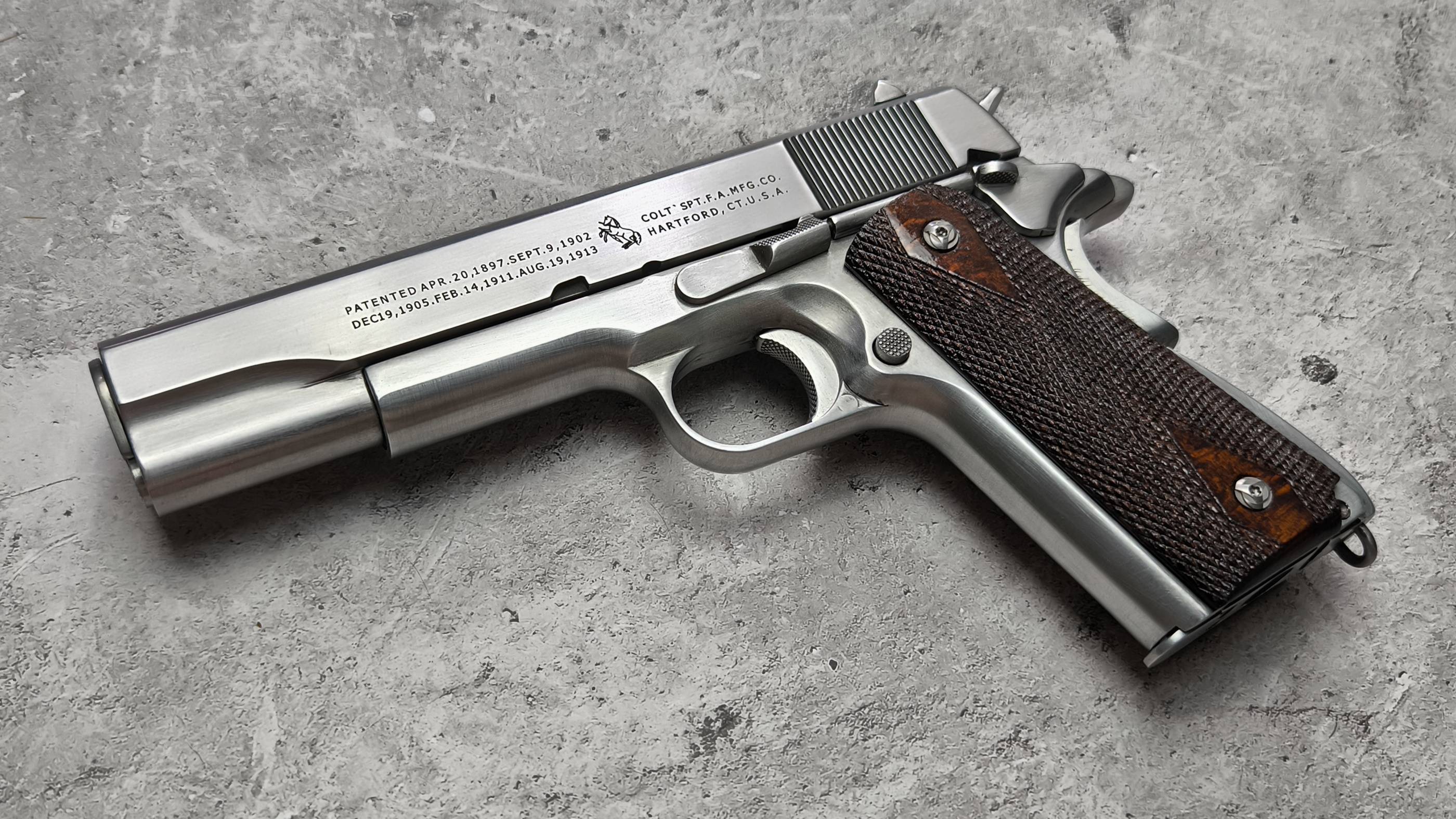 KWC-GLETCHER-STALKER COLT 1911 - САМЫЙ ТОЧНЫЙ ПНЕВМАТИЧЕСКИЙ ПИСТОЛЕТ С BLOWBACK - CO2 смотреть онлайн