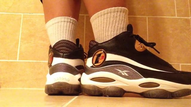 Reebok The Answer DMX 10 on feet/ detail view смотреть онлайн