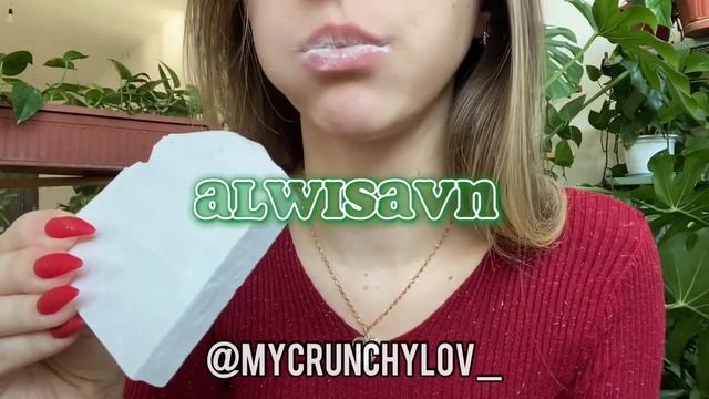 @mycrunchylove ❤️🔥 плитка мела 😋 асмр хруст ❤️🔥 Crunch Mela Asmr