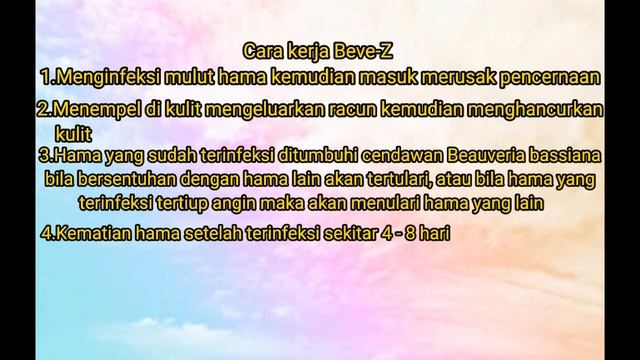 ALAMI !!! WA 0812-2558-1198 TOKO INFEKTISIDA BEVE-Z 100 GRAM смотреть онлайн