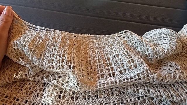 Кофточка крючком, как я ее вязала 🧶Экспресс МК смотреть онлайн