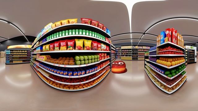 360° VR Skittles Meme Oi Oi Oi Red Larva
