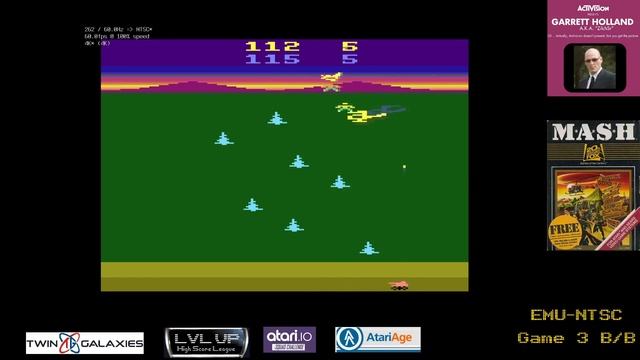 Atari 2600 EMU - M*A*S*H - Game 7 B/B Point Difference - 999-495 = 504 смотреть онлайн