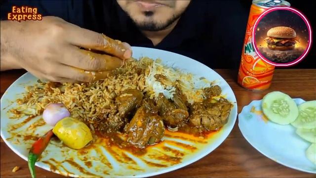 ASMR Eating Spicy Chicken Curry & Chicken Liver Curry With Basmati Rice || Indian Food Mukbang смотреть онлайн