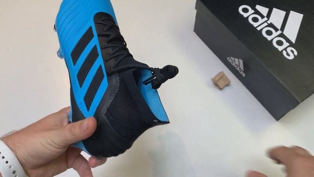 adidas Predator 19.1 SG Hard Wired - Bright Cyan/Core Black смотреть онлайн