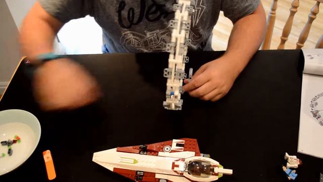 Jedi Starfighter with hyperdrive Ring Time lapse | TFM смотреть онлайн