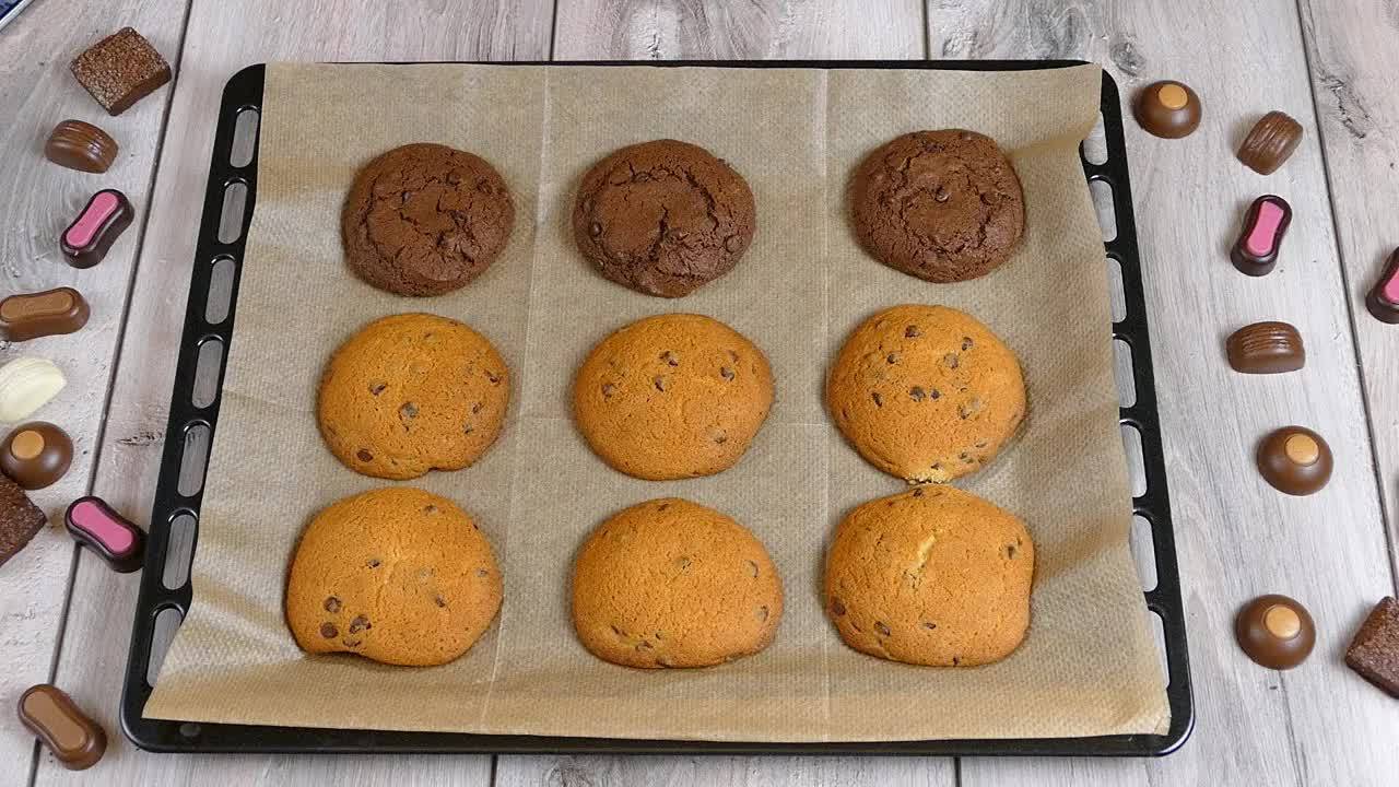 Настоящее домашнее печенье с шоколадной крошкой – вкус детства! 🍪🍫 смотреть онлайн