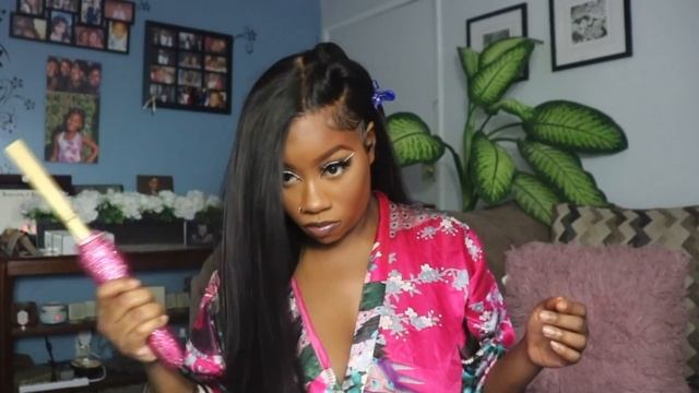 Nope It’s NOT A LACE FRONT! Deep Side Part Using A 32” 5x5 HD Closure Wig FT Nadula Hair смотреть онлайн