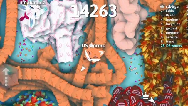 OMG 😱Snake io 🐍 Vulper snake skin 🐍 delicious snake High score,Zero to Hero gameplay|| Ds worms смотреть онлайн