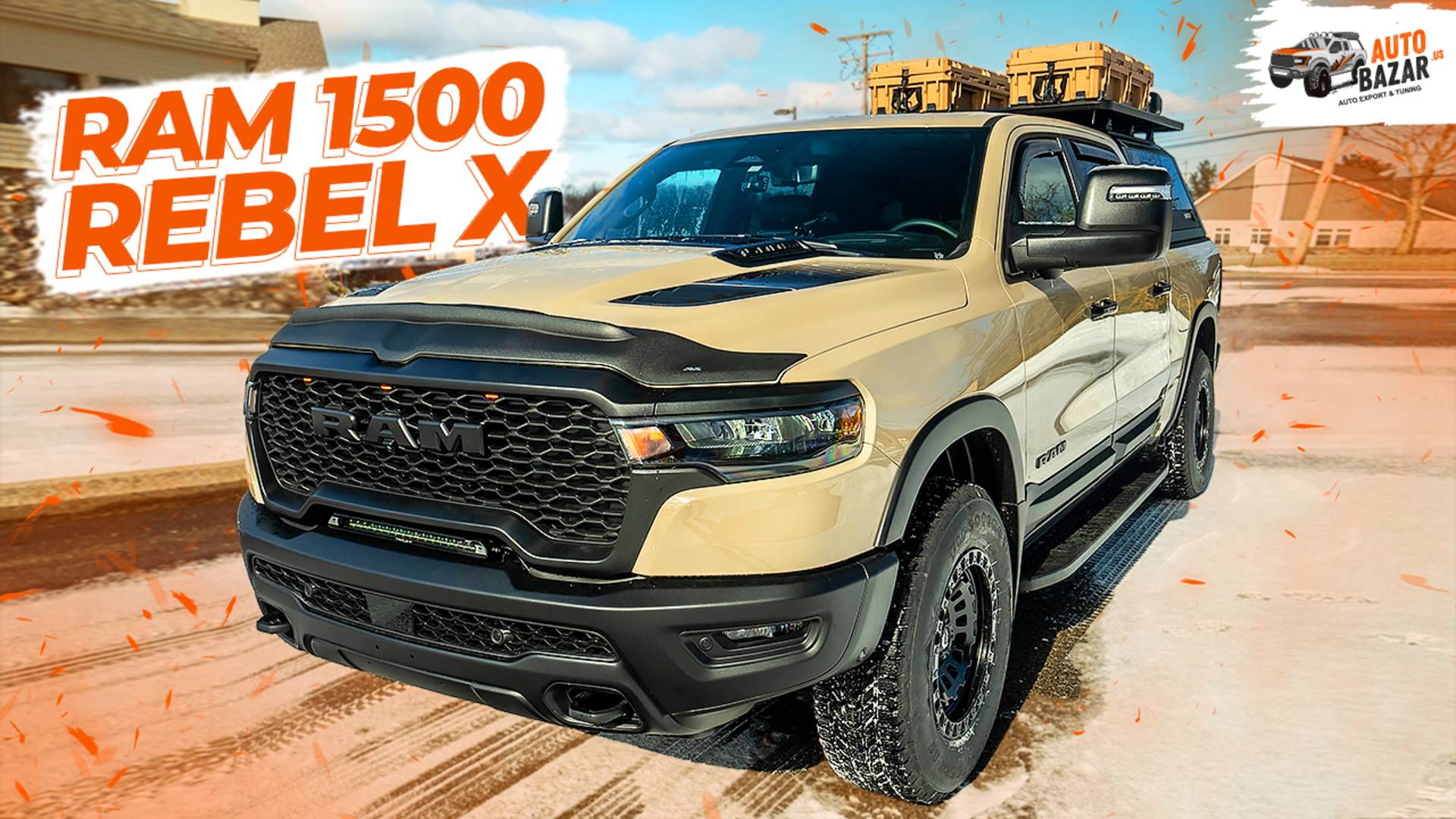 Мечта охотника! Тюнинг 2025 Ram 1500 Rebel X: кунг с электрозамками, платформа, освещение, защита смотреть онлайн
