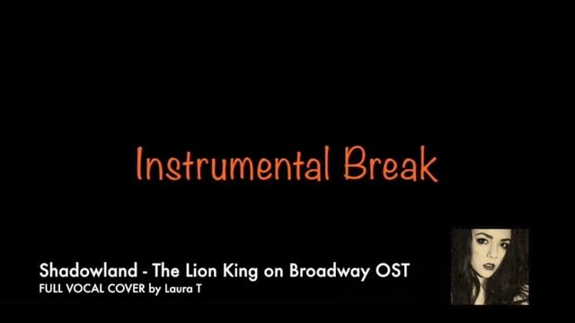 【COVER&LYRICS VID】 Shadowland  - The Lion King On Broadway W/Lyrics Video