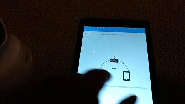 TENVIS 720P HD IP Camera.  When Setting Up Wirelessly, Turn ON Volume For Your Phone/tablet