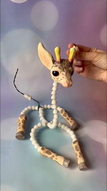 Production steps🦒#handmadetoys #handmade#giraffe#toys #fur#plastic#fyp#viral#bjd #bjddolls#skeleton смотреть онлайн