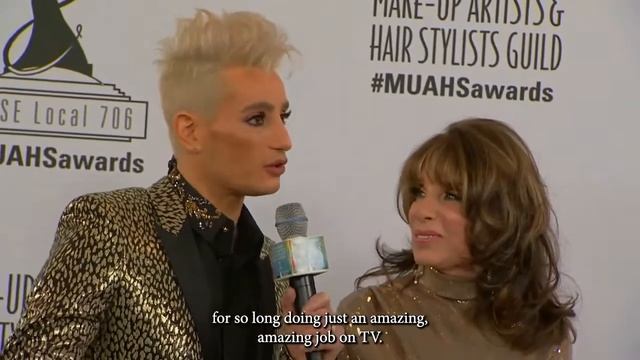 Kate Linder and Frankie Grande on the 2022 MUAHS Awards Red Carpet смотреть онлайн