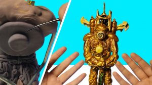 Как слепить КЛОКМЕНА 2.0 из пластилина!!! - ЛЕПИМ ВСЁ