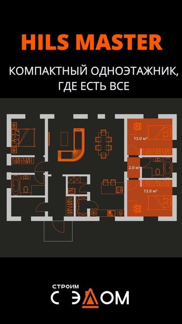 Компактный одноэтажник смотреть онлайн