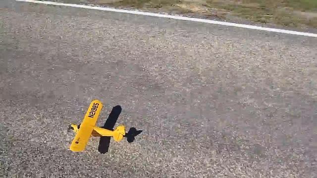 500 Mah Lipo Tested In J-3 Cub And Mustang.  Will It Work?