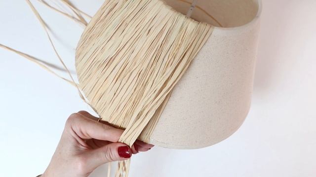 DIY Terracotta Lamp with Raffia Lampshade смотреть онлайн