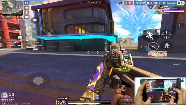 [Apex Legends Mobile] Pro Ranked Gameplay with Octane on iPad Mini 5 смотреть онлайн