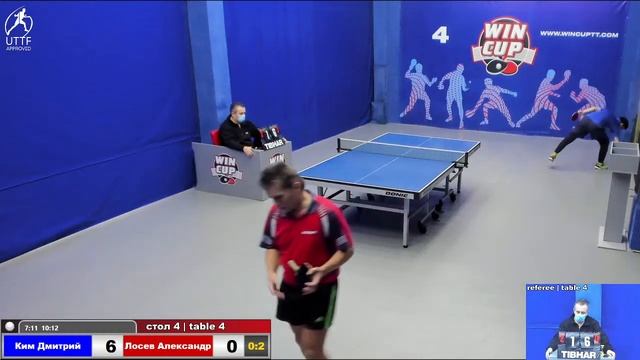 03:50 Ким Дмитрий (3:2) Лосев Александрстол 4  ЮГ-4  11.01.22