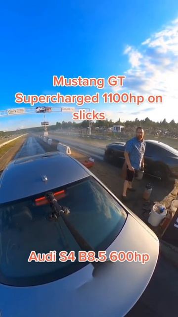 Spinning The Whole 1/8 😮💨 #supercharged #mustang #shorts #trending