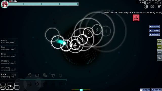 Rafis Reol - Asymmetry 481 pp 99.01 % HR play смотреть онлайн