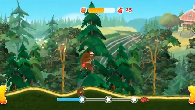 Masha and the Bear: Climb Racing and Car Games Level 29 смотреть онлайн